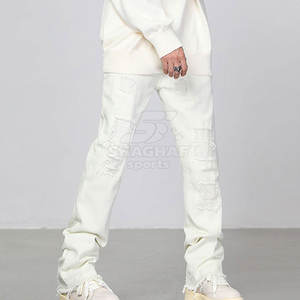 Pantalones Vaqueros Casuales y Elegantes para Jóvenes, con Costuras Resistentes, Lavados, para Hombre - Product Image 3