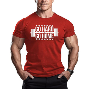 Camisetas deportivas para hombre, corte regular, transpirables, de secado rápido, manga corta. - Product Image 1