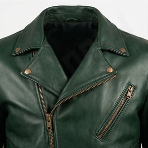 Veste en cuir pour moto NAI-0526A, manteau de motard tendance, vêtements de moto robustes, équipement de protection pour la conduite, couleur personnalisable - Product Image 4