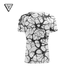 Camiseta de Compresión Personalizada de Manga Corta con Protección UV, Impresión Digital, Spandex/Poliéster, 220g, Unisex, para MMA, Jiu Jitsu, Surf - Product Image 2