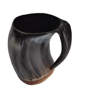 Jarra de Cuerno Vikinga Medieval Hecha a Mano, de Cuerno de Búfalo Natural, Ecológica y Sostenible, para Bar, Mercado de EE. UU. y Europa - Product Image 4