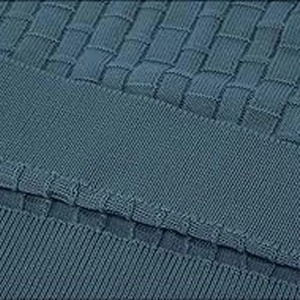 Camiseta de Manga Corta Tejida para Hombre, Color Sólido, Transpirable, Informal, Azul Oscuro, 100% Algodón, Logotipo Frontal - Product Image 6