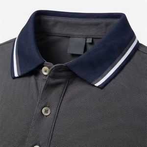 เสื้อโปโลกอล์ฟผู้ชายไซส์ใหญ่ พิมพ์โลโก้ตามสั่ง ซับเหงื่อได้ดี สีสันปรับแต่งได้ คุณภาพพรีเมียม เสื้อผ้าลำลอง - Product Image 4