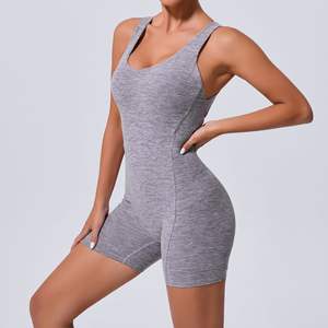 Nouvelle combinaison de sport pour femme personnalisée - Combinaison de yoga sans manches de haute qualité et vêtements de sport une pièce pour l'entraînement - Product Image 3