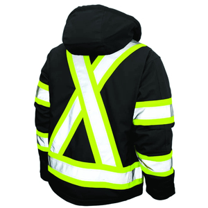 Chaqueta de Trabajo Reflectante Fluorescente para Personal Industrial, Equipos de Carreteras, Servicios Públicos y Operaciones de Construcción - Product Image 6