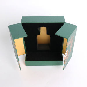 Custom <b>Cardboard</b> Perfume <b>Boxes</b> Gold Foil Stamping & Gold Velvet Lining Luxury Cosmetics Packaging <b>for</b> High-End Brands - Product Image 2