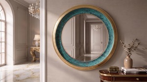 Hammered Rim Handmade Contemporary <b>Wall</b> <b>Mirror</b> REHMAN CRAFT - Product Image 3