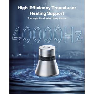 Pulitore a Ultrasuoni Professionale da 30L in Acciaio Inossidabile con Controllo a Manopola e Cestello per la Pulizia, Pulitore a Ultrasuoni Domestico - Product Image 4