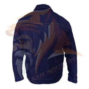 Premium Quality Men <b>Denim</b> <b>Jackets</b> with Button Closure Stylish Design Regular Sleeve Comfortable Men's <b>Denim</b> <b>Jackets</b> - Product Image 2