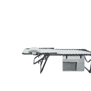 Chaise Lounge plegable con respaldo reclinable de 4 posiciones, juego de sillas de piscina, Patio de bronceado para 2 sillas, asiento de malla transpirable para tumbonas de playa - Product Image 4