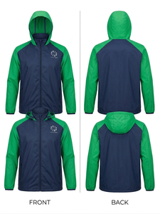 Veste coupe-vent imprimée par sublimation pour hommes, sweat à capuche à séchage rapide, fermeture éclair légère et imperméable, vestes d'extérieur avec logo personnalisé - Product Image 1