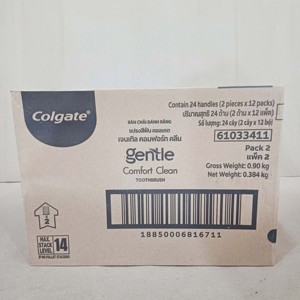 Precio al por mayor de cepillo de dientes Colgate Gentle Comfort Clean Pack 2x12 bandejas - Product Image 6