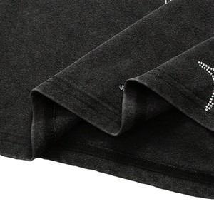 Camisas de hombre al por mayor con pedrería de color liso lavado, 100% algodón, cómodas, de corte holgado informal, estilo urbano, ropa OEM - Product Image 6