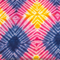 Tissu Tie-Dye biologique fait à la main léger multicolore doux durable pour la décoration intérieure artisanat sacs rideaux couvre voitures garçon