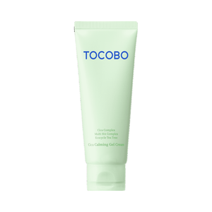 Crème gel apaisante TOCOBO Cica, crème gel hydratante à faible irritation avec Cica fermenté, acide hyaluronique multi, soin de la peau à l'arbre à thé - Product Image 1