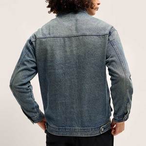 Chaqueta Vaquera Clásica para Hombre, Cuatro Estaciones, Alta Calidad, Talla Grande, Unisex, Gruesa, Informal, a la Moda, Combinable con Todo - Product Image 3