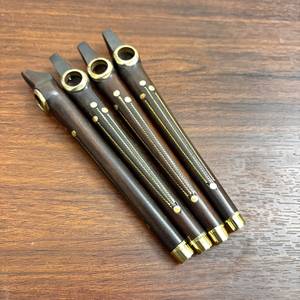 Pipa Medwakh de madera hecha a mano con incrustaciones de latón, pipa Dokha Medwakh de madera - Product Image 6