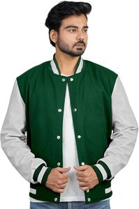 <b>Mens</b> School <b>Varsity</b> <b>Bomber</b> <b>Jacket</b> <b>Mens</b> Baseball Style <b>Varsity</b> <b>Jacket</b> - Product Image 4