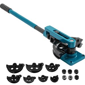 Piegatubi Manuale Professionale da 3/8'' a 1'' con 7 Matrici, Grado DIY per Metallo, Acciaio, Rame e Alluminio - Product Image 5