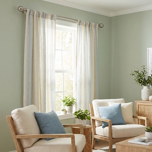 Barras modernas de metal para cortinas con remates esféricos, soportes y accesorios - Product Image 5