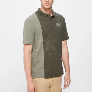 Camiseta Polo Lisa de Dos Tonos para Hombre, Diseño Personalizado, Alta Calidad, Precio Económico, Venta al Por Mayor - Product Image 4