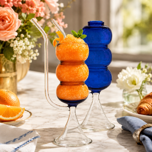 Verres à cocktail en borosilicate faits à la main de 220 ml, sans plomb, coupe Martini, verrerie de bar, réutilisables, vente en gros - Product Image 1