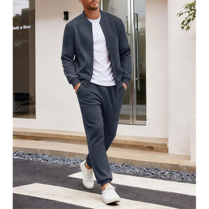 Trending Men’s Cotton Sports <b>Set</b> | Custom Heat Press 2-Piece Tracksuit for Fitness & Teams - Product Image 4