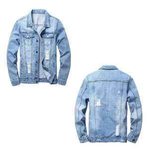 Chaqueta de Mezclilla para Hombre, Estilo Nuevo, Transpirable, con Cuello Largo, Chaqueta de Mezclilla de Invierno, Estilo Vintage, Nuevo Diseño - Product Image 3