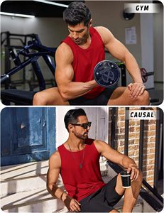 Premium Wholesale Men’s Tank Top Sleeveless Workout Vest Fitness Gym Shirt Bodybuilding <b>Running</b> <b>Singlet</b> Stretch Athletic Wear - Product Image 4