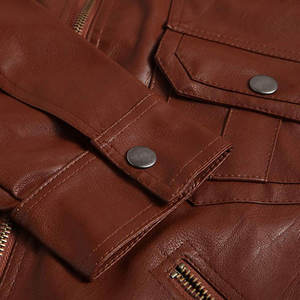 Cheap <b>Leather</b> <b>Jacket</b> for Sale Trendy Motorcycle Fashion Coat Custom Sizes Mens Womens Bulk Wholesale Factory Direct Supplier - Product Image 4