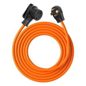 Cavo di prolunga per asciugatrice NEMA 14-30P/14-30R, 15 m, 125V/250V 30A, con cavo in rame puro STW 10AWG/4C a 4 poli, 100% rame puro - Product Image 1