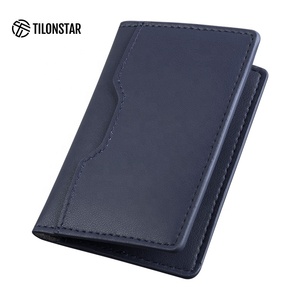 TVW103 ODM/OEM Men's Pocket Money Cover Ultra Thin Bifold Leather Credit Business ID Wallet Luxury <b>Card</b> <b>Holder</b> - Product Image 2