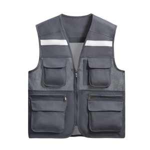 Nouveau Gilet de Sécurité Homme 2026, Vente Chaude, ANSI Classe 1, Imperméable, Réfléchissant, Respirant, Multi-Poches, pour le Travail, les Activités de Plein Air et la Pêche - Product Image 1