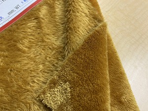 100% Polyester Super Soft Poly Mohair Fabric 2Side 290gsm <b>Cream</b> Color for Blanket Toy Plush Garment - Product Image 4