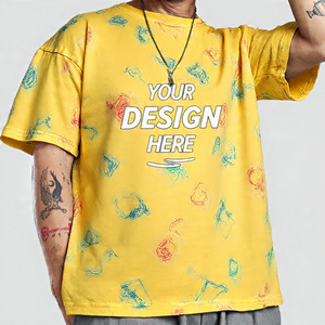 Camisetas de alta calidad con estampado serigráfico, camisetas extragrandes con estampado serigráfico, camisetas con hombros caídos y estampado serigráfico para hombres, camisetas estampadas para niños. - Product Image 6