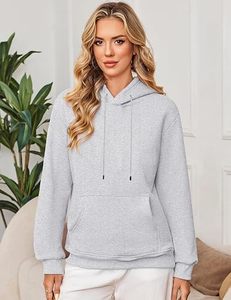 Sweat à capuche en polaire sherpa pour femme, pull chaud en peluche, sweat-shirt d'hiver doux et moelleux pour femme - Product Image 3