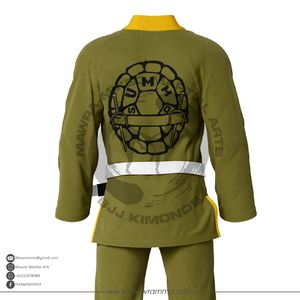 ชุดยูโดบราซิลเลี่ยนยิวยิตสู Mawra Premium BJJ Gi ผ้าฝ้าย 100% ทอลายเพิร์ลวีฟ พร้อมปักโลโก้ตามสั่ง ซับในแบบซับลิเมชั่น สำหรับทุกเพศ - Product Image 6