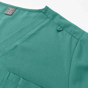 Conjunto de Uniformes Médicos de Algodón Elástico 2026 para Mujer, Cuello en V, Uniforme de Enfermería, Traje de Hospital con Spandex y Logotipo Personalizado al por Mayor - Product Image 2