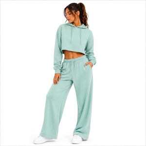 Womens Cozy Casual Two Piece Matching <b>Set</b> Soft Sweatshirt And Relaxed Pants For Daily Comfort - Product Image 1