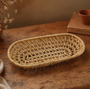 Bandeja de Servir de Ratán Natural de Alta Calidad, Hecha a Mano, Elegante, para Cocina, Almacenamiento y Organización del Hogar - Product Image 2