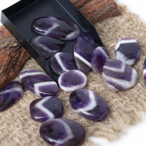 Cabujón Chevron de Amatista de Alta Calidad con Cambio de Color Natural Púrpura, Gema Suelta para Joyería de Plata - Product Image 6