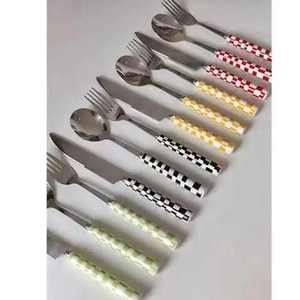 Durable Eco-Friendly Stainless Steel <b>Cheese</b> Knife cutlery <b>Set</b> with Butter Knife Spreader Fork-Modern Design for Home Kitchen Use - Product Image 1
