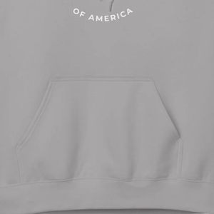 Sudadera con Capucha Unisex Gris Jaspeado 1938, Bordada, Manga Larga, Bolsillo Canguro, Capucha con Cordón, Sudadera Informal de Forro Polar - Product Image 4