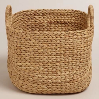 Panier de rangement pour jouets en jacinthe d'eau, fait main, de luxe, écologique, durable, pour la crèche et les magasins de détail, vente en gros