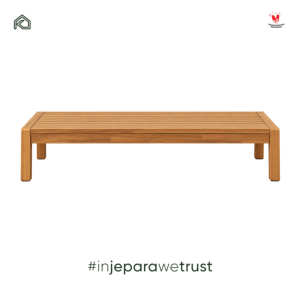 Modern Outdoor Solid Teak Wood Coffee <b>Table</b> Rectangular Slatted Garden Patio <b>Table</b> for Villa Hotel Resort Poolside Furniture - Product Image 2