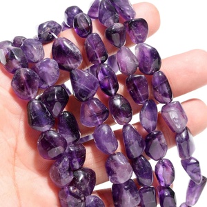 Cuentas de Amatista Africana 100% Natural, Suaves, de Alta Calidad para la Fabricación de Joyas - Product Image 1