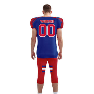 Uniforme de Fútbol Americano Sublimado al por Mayor para Hombre, Jersey de EE. UU. con Número, Nombre y Logotipo a Elección del Equipo, Conjunto de Entrenamiento para Clubes Adultos - Product Image 4