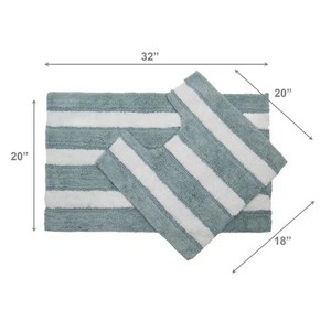 Chunky Jacquard Cotton Eco-Friendly Bathmat with Customized Color and Wave Pattern Classic Design Machine Made Multi-Purpose Use - Product Image 6