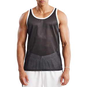 Débardeur Homme Rétro Col Rond – Gilet d'Été Sans Manches pour un Style Urbain Classique et Décontracté – Vente en Gros - Product Image 1