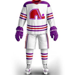 Veste de hockey sur glace, vêtements de sport professionnels incluant une couche de base pour le hockey sur glace et une collection d'équipements d'équipe - Product Image 3